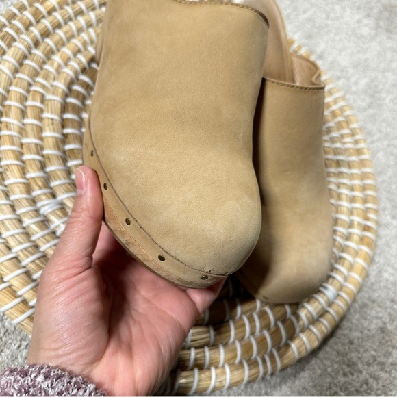 Madewell Women’s The Ayanna Clogs Mules Nubuck Leather Boho in Acorn Size 7 - Picture 14 of 16